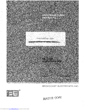 BE AX-10 AM Instruction Manual