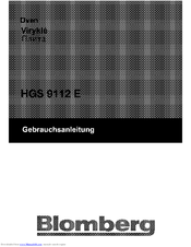 Blomberg HGS 9112 E User Manual