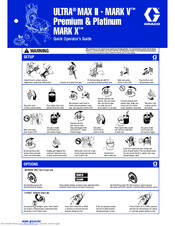 Graco ULTRA MARK X Quick Operator's Manual