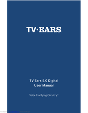 TV Ears 11841 User Manual