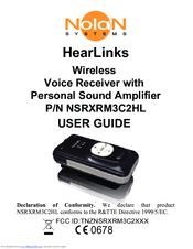 Nolan HearLinks NSRXRM3C2HL User Manual