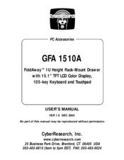 CyberResearch GFA 1510A User Manual