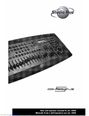 STUDIO DUE Control Five User's And Operator's Manual