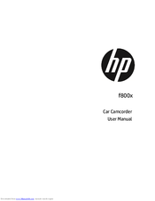 HP f800x User Manual