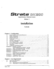 Strata DK280 Installation Manual