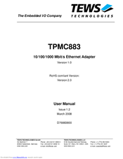 Tews Technologies TPMC884 User Manual