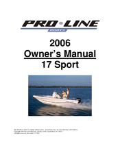 Pro-Line Boats 2006 21 Sport Owner's Manual
