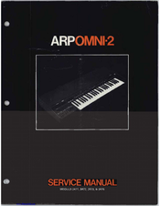 ARP Instruments ARP OMNI-2 2473 Service Manual