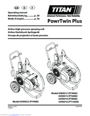 Titan PowrTwin Plus 0290016 Operating Manual