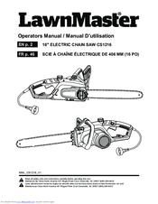 LawnMaster CS1216 Operator's Manual