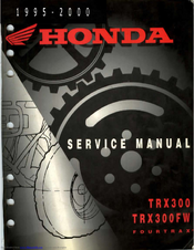 Honda Fourtrax TRX300 Service Manual