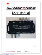 JMC ANALOG/DVI2SDI/HDMI User Manual
