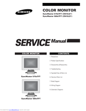 Samsung SyncMaster 580S Service Manual