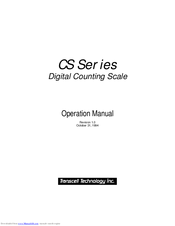 Transcell Technology CS Series Operation Manual