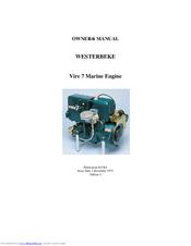 Westerbeke Vire 7 Owner's Manual