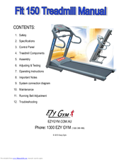 Ezy Gym FIT 150 Manual Manual