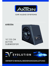AXTON AXB25A Owner's Manual