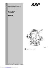 SSP MRP090 Instruction Manual