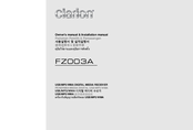 Clarion FZ003A Owner's Manual & Installation Manual
