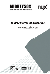 nux MIGHTY-50X Owner's Manual
