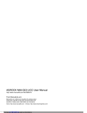 ASROCK N68-GE3 UC User Manual