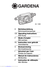 Gardena 1490 Operating Instructions Manual