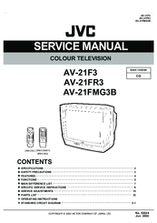 Jvc AV-21F3 Service Manual