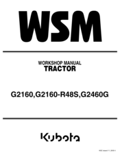 Kubota G2160 Workshop Manual