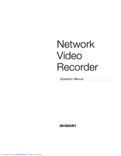 Revo RH16NVR1 Operation Manual
