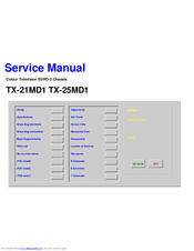 Panasonic TX-21MD1 Service Manual