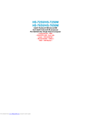 Boser HS-7250 Manual