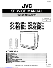 Jvc AV-32230 Service Manual