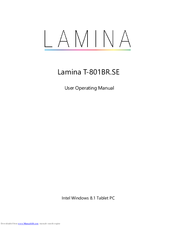 Lamina T-801BR.SE User's Operating Manual