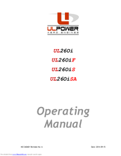 ULPOWER UL260iSA Operating Manual