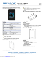 Savant IBB-200L Quick Reference Manual
