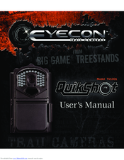 Big Game Treestands Eyecon Quick-Shot TV1001 User Manual