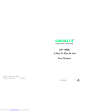 Surecom EP-802X User Manual