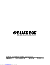 Black Box LRB500A User Manual