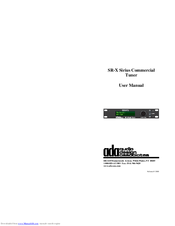 Ada SR-X User Manual