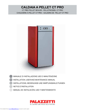 Palazzetti CT PRO Series Installation, User And Maintenance Manual