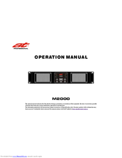 AT M2000 Operation Manual