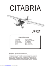 General Hobby CITABRIA-120 Assembly Manual