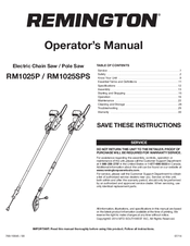 Remington RM1025SPS Manuals | ManualsLib