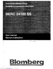 Blomberg BERC 24100 SS User Manual