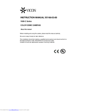 Vicon V600-C Series Instruction Manual