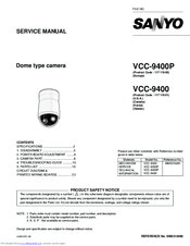 Sanyo VCC-9400P Service Manual