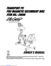 LifeGear 26690 Owner's Manual