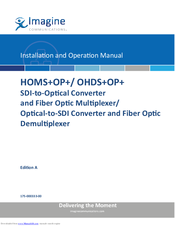 Imagine HOMS+OP+ Installation And Operation Manual