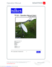 Holkirk TP120 Operation Manual