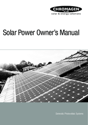 chromagen Solar power Owner's Manual